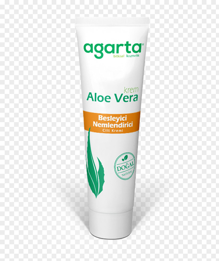 Aloe Vera Transparent Cream Lotion Sunscreen Product PNG