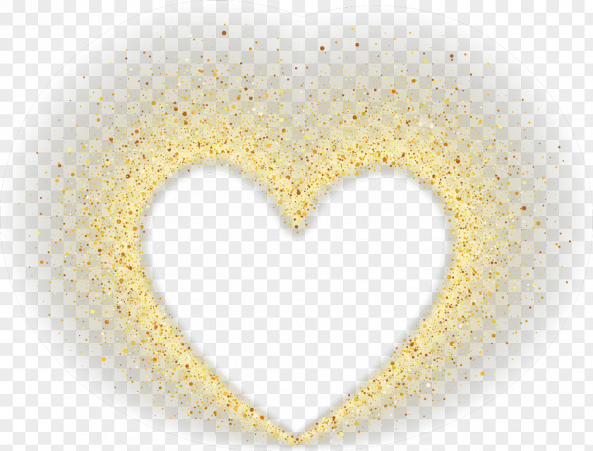 Creative Valentines Day Yellow Heart Pattern PNG