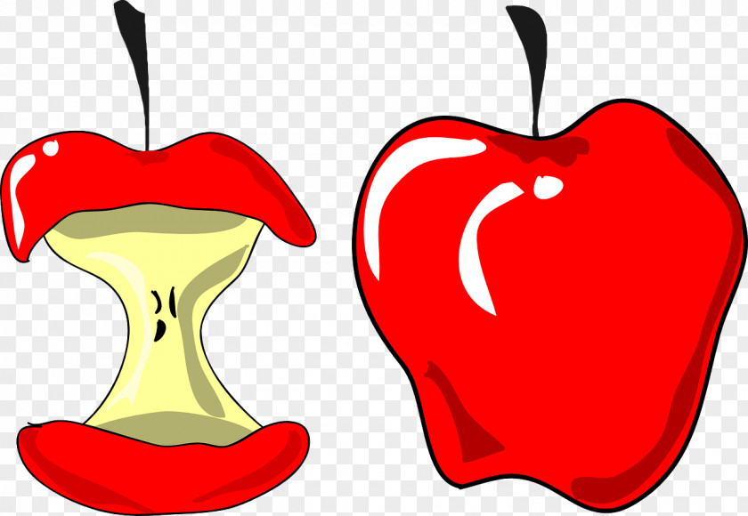Cute Apple Cliparts Eating Clip Art PNG