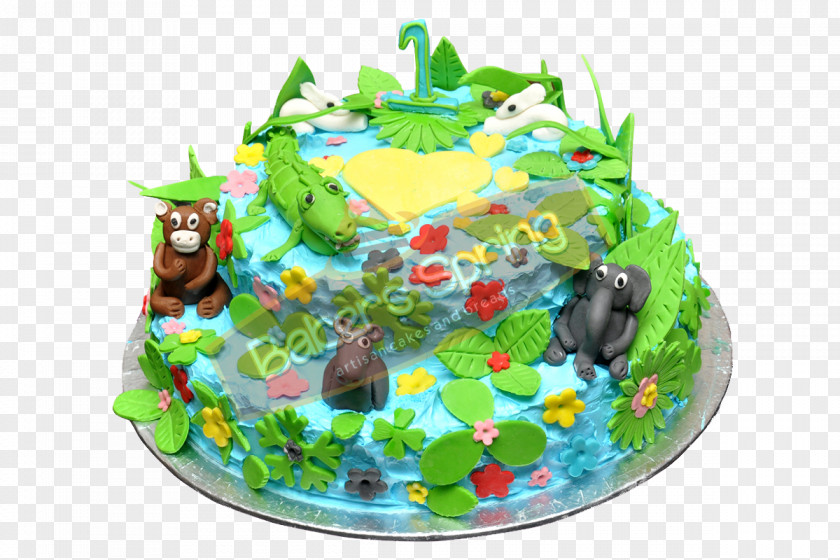 Forest Party Torte-M Cake Decorating PNG