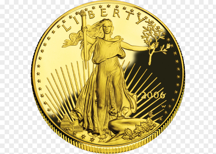 Gold Coin American Eagle Bullion PNG