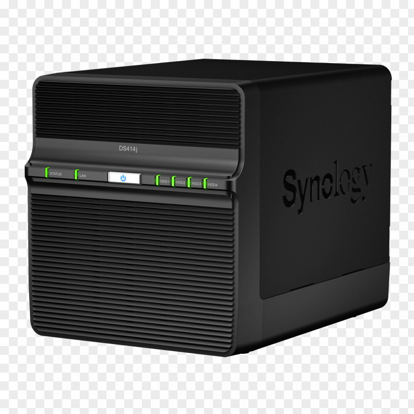 Network Storage Systems Synology Inc. DiskStation DS414j Computer Servers Hard Drives PNG