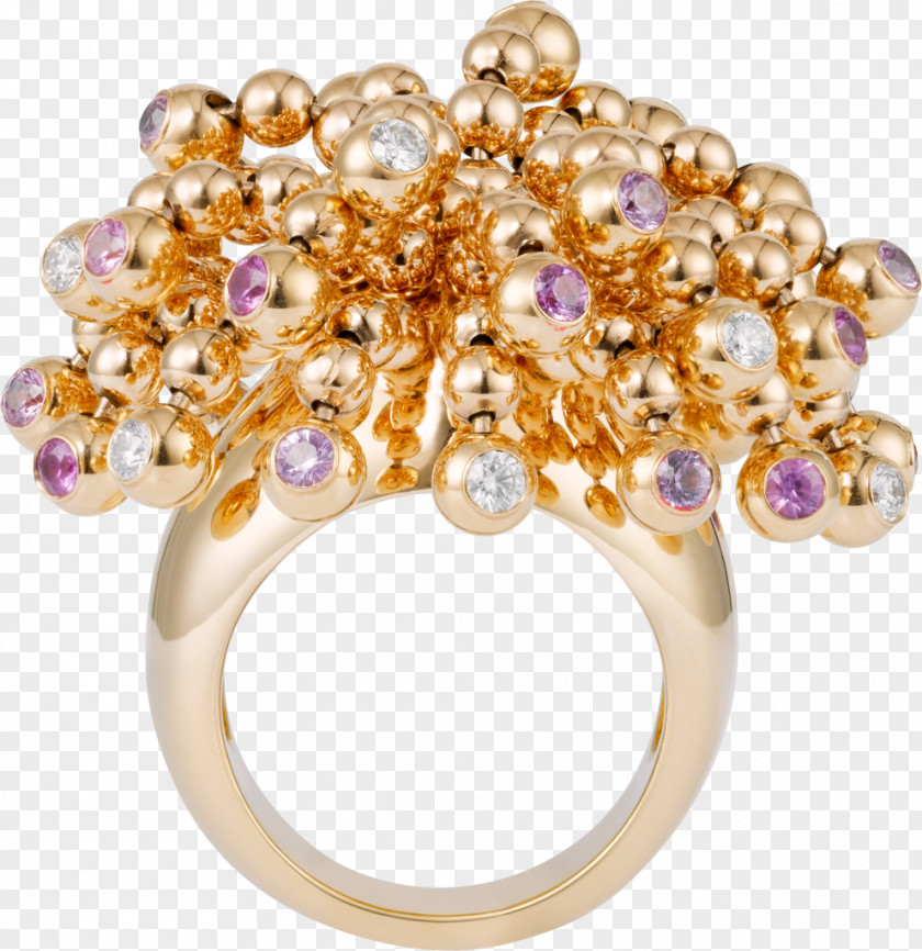 Pink Ring Gemstone Wedding Cartier Jewellery PNG