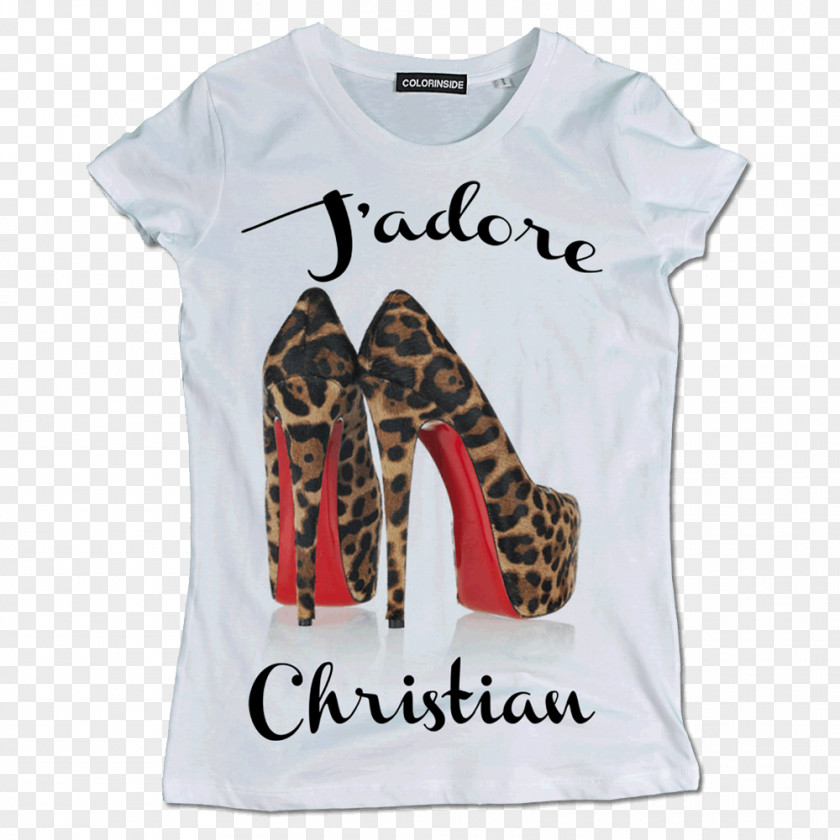 T-shirt Leopard Shoe Areto-zapata Stiletto Heel PNG