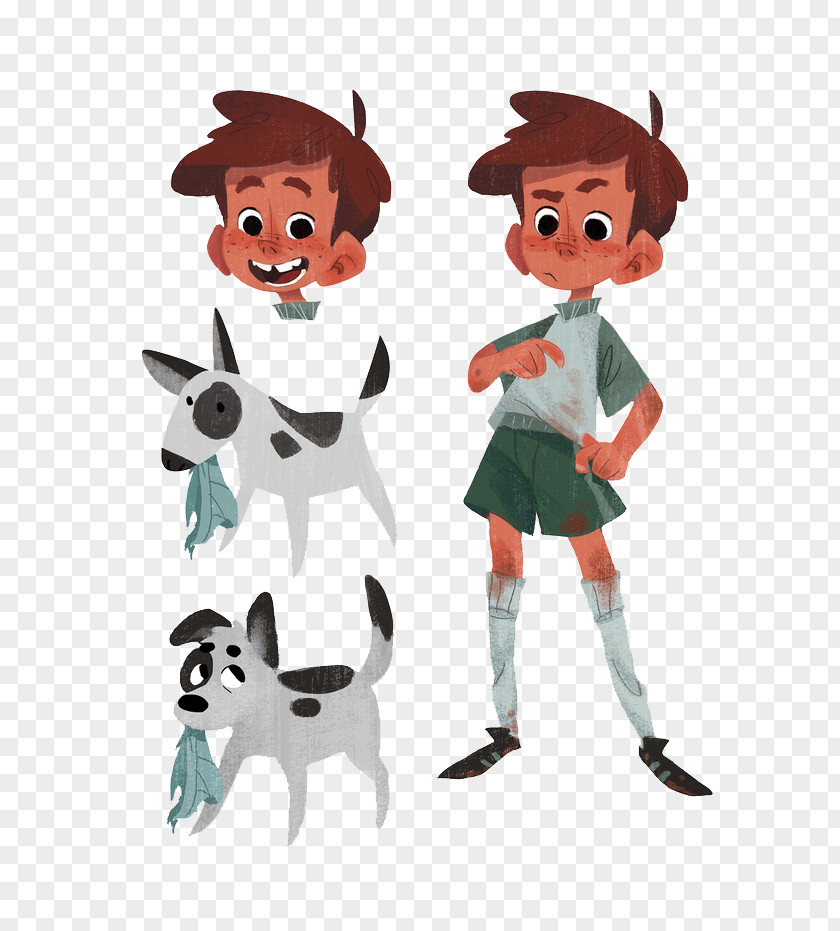 Cartoon Boy Model Sheet Character Art Illustration PNG
