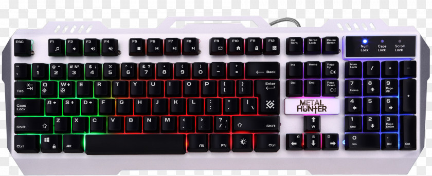 Keyboard Computer Gaming Keypad Roccat Backlight Video Game PNG