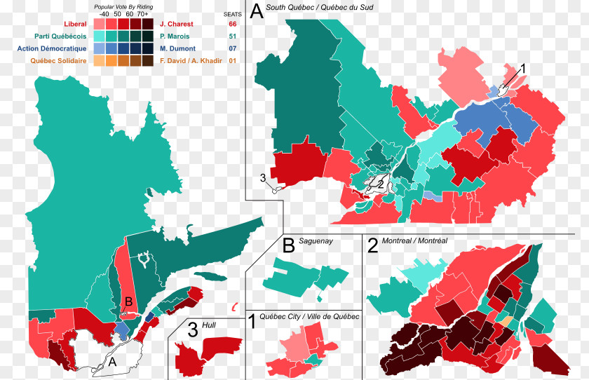 Quebec General Election, 2018 2012 2008 2007 PNG