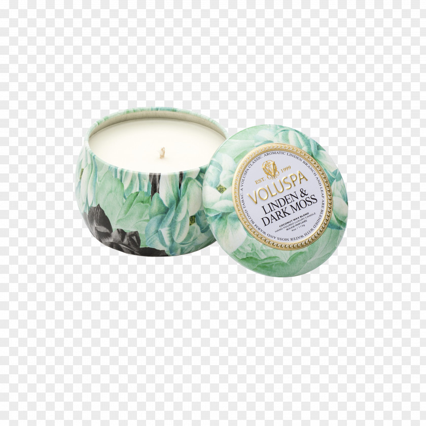 Scented Candle Darkness Voluspa Doftljus Decorative Tin Aromatherapy PNG