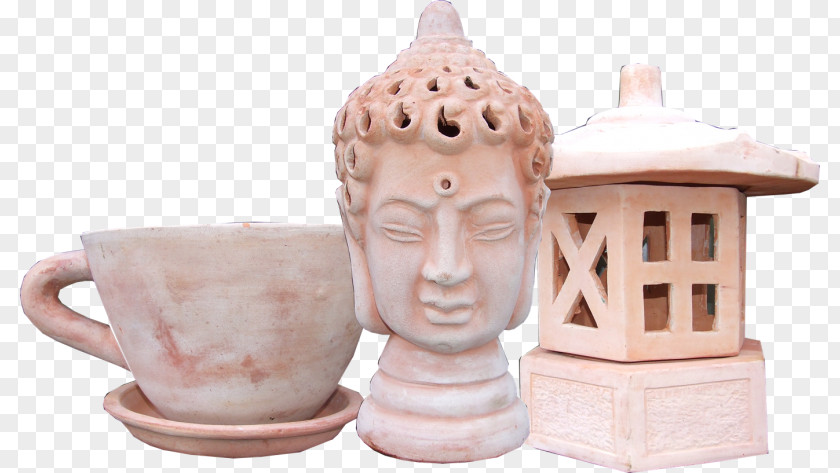 Ultralight Clay Ceramic Pottery Teapot Artifact PNG