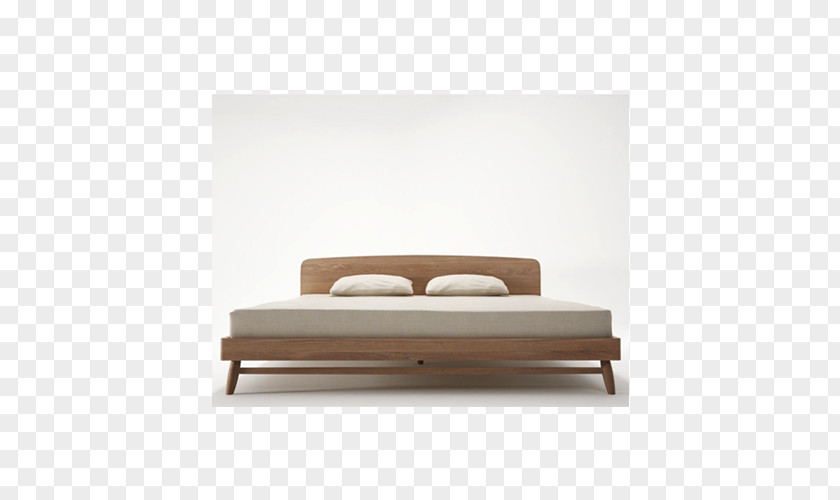 Wood Bed Frame Sofa Size Furniture PNG