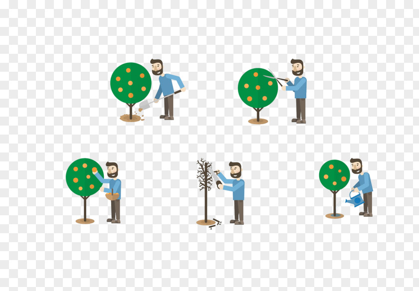 Cartoon Trees Tree Icon PNG