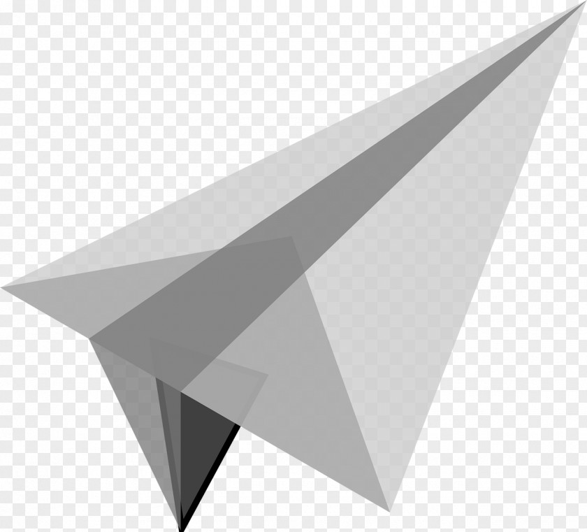 Origami Paper Plane Airplane PNG