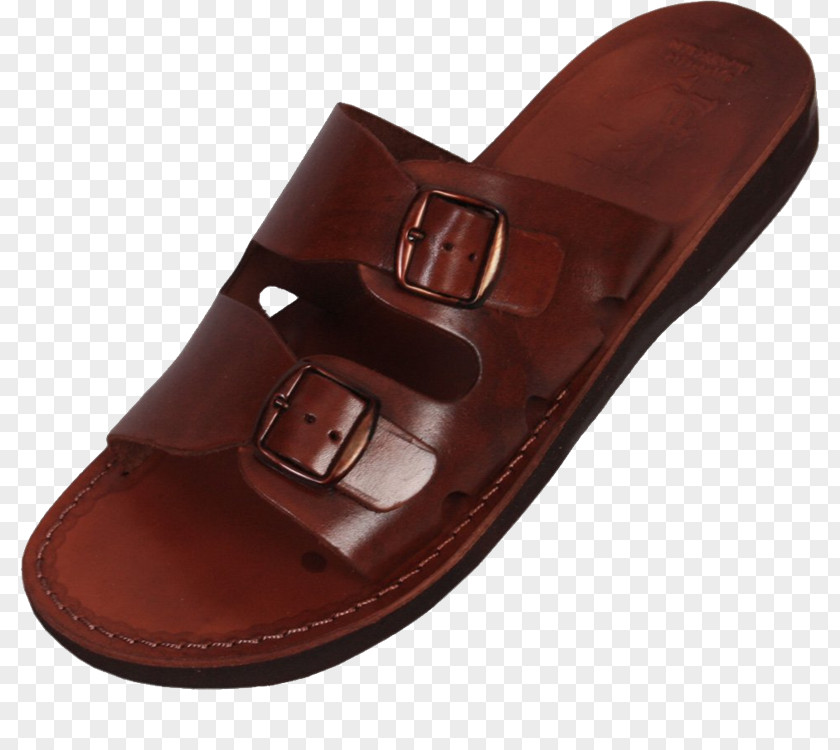 Slipper Sandal Leather Flip-flops Shoe PNG