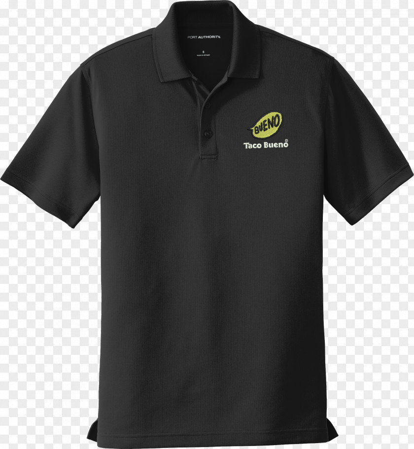 Black Mesh Knit T-shirt Polo Shirt Izod Piqué PNG