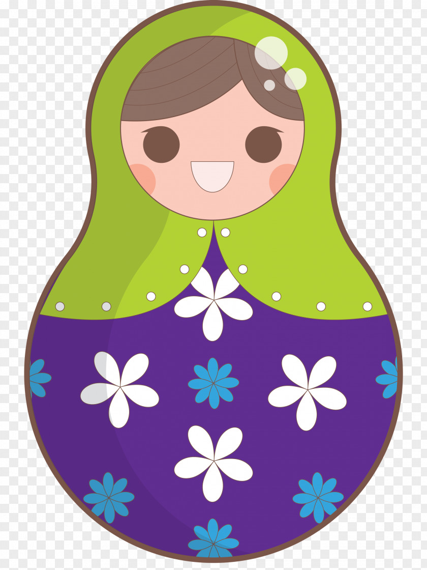 Colorful Russian Doll PNG