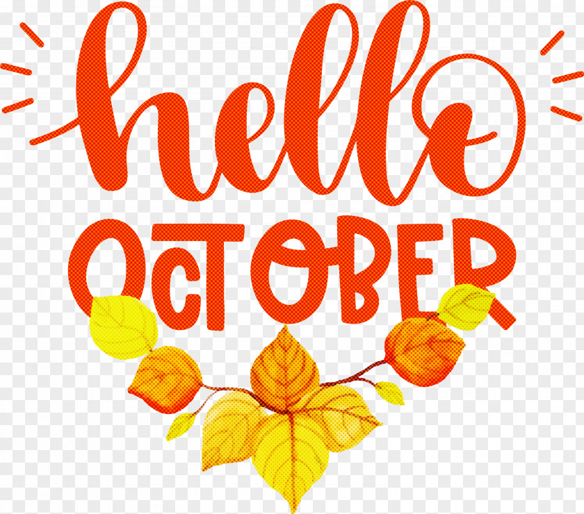 Hello October October PNG