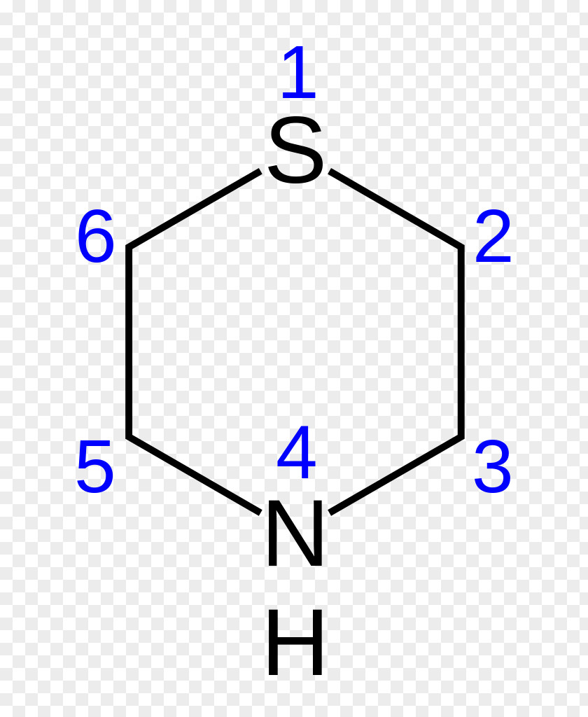 Io Thiomorpholine Amine Piperidine Heterocyclic Compound PNG