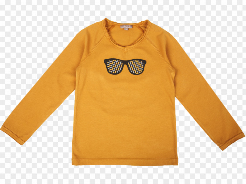 Man Wearing Yellow Shirt Long-sleeved T-shirt Neck PNG