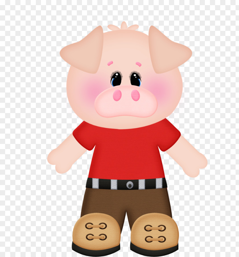 Pig Domestic The Three Little Pigs Clip Art PNG