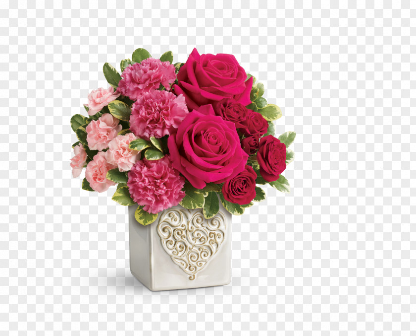 Vase Flower Bouquet Delivery Floristry Teleflora PNG