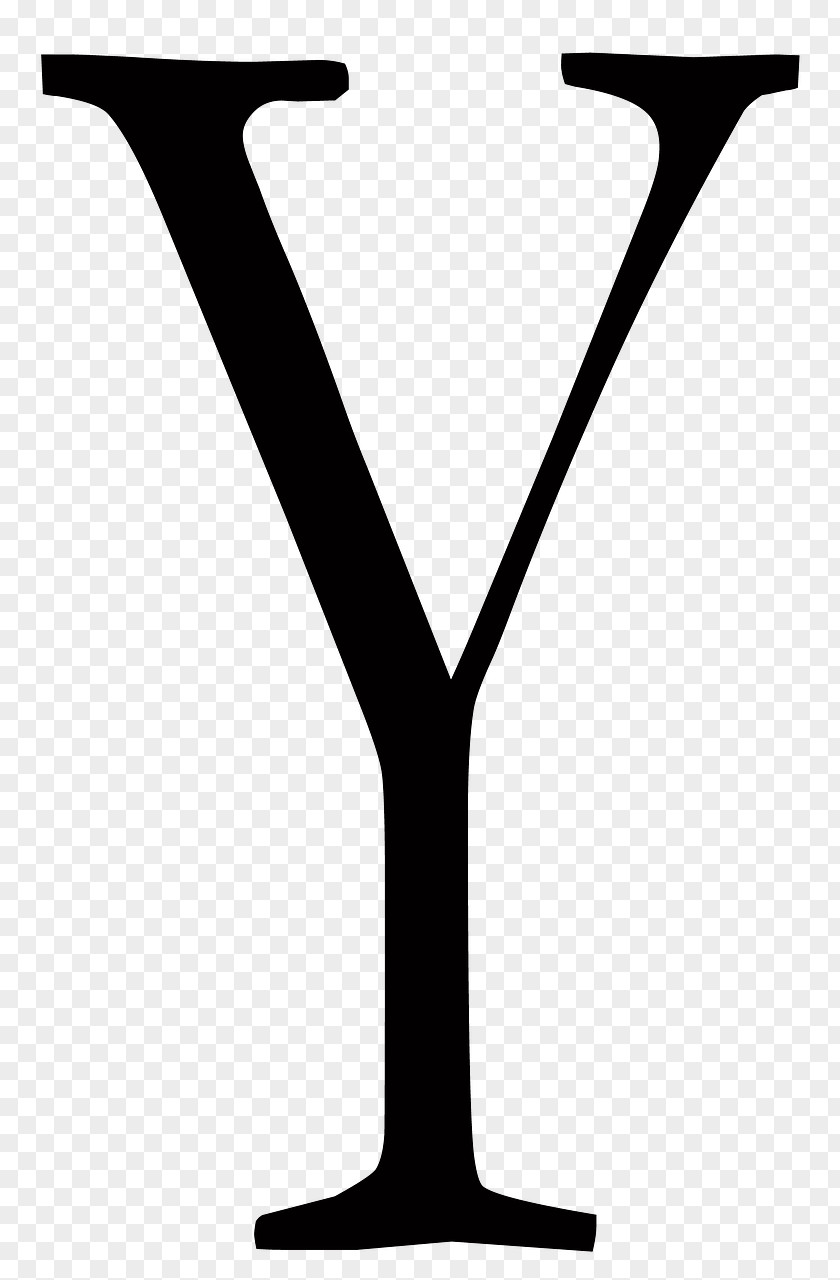 Y Alphabet Upsilon Greek Letter Clip Art PNG