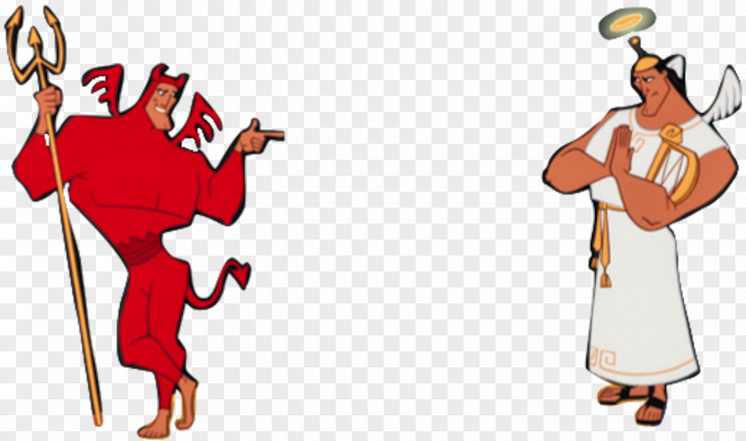 Devil Horns Images Kronk Shoulder Angel PNG