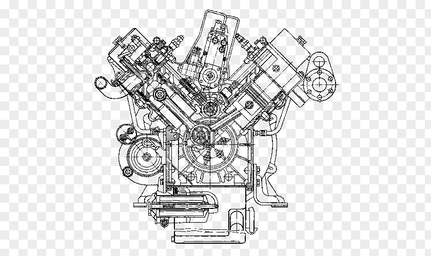 Engine Paper Technical Drawing Diesel PNG