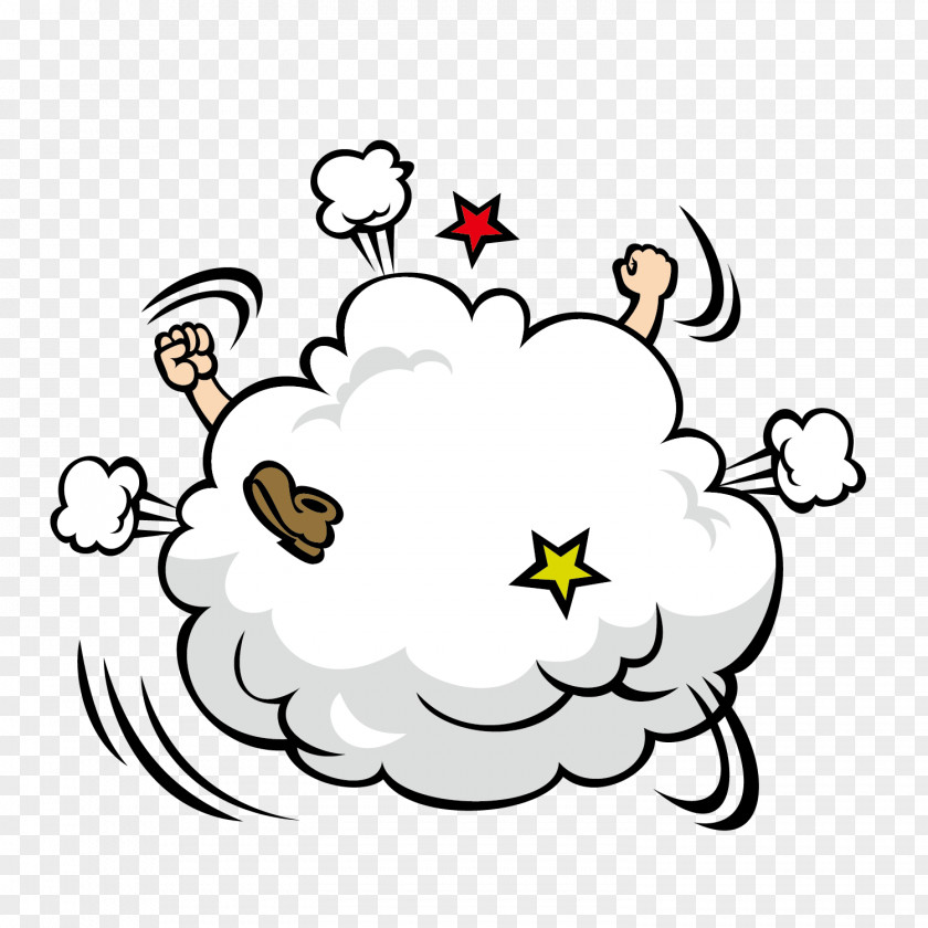 Fight Fights Cartoon Speech Balloon Cloud PNG