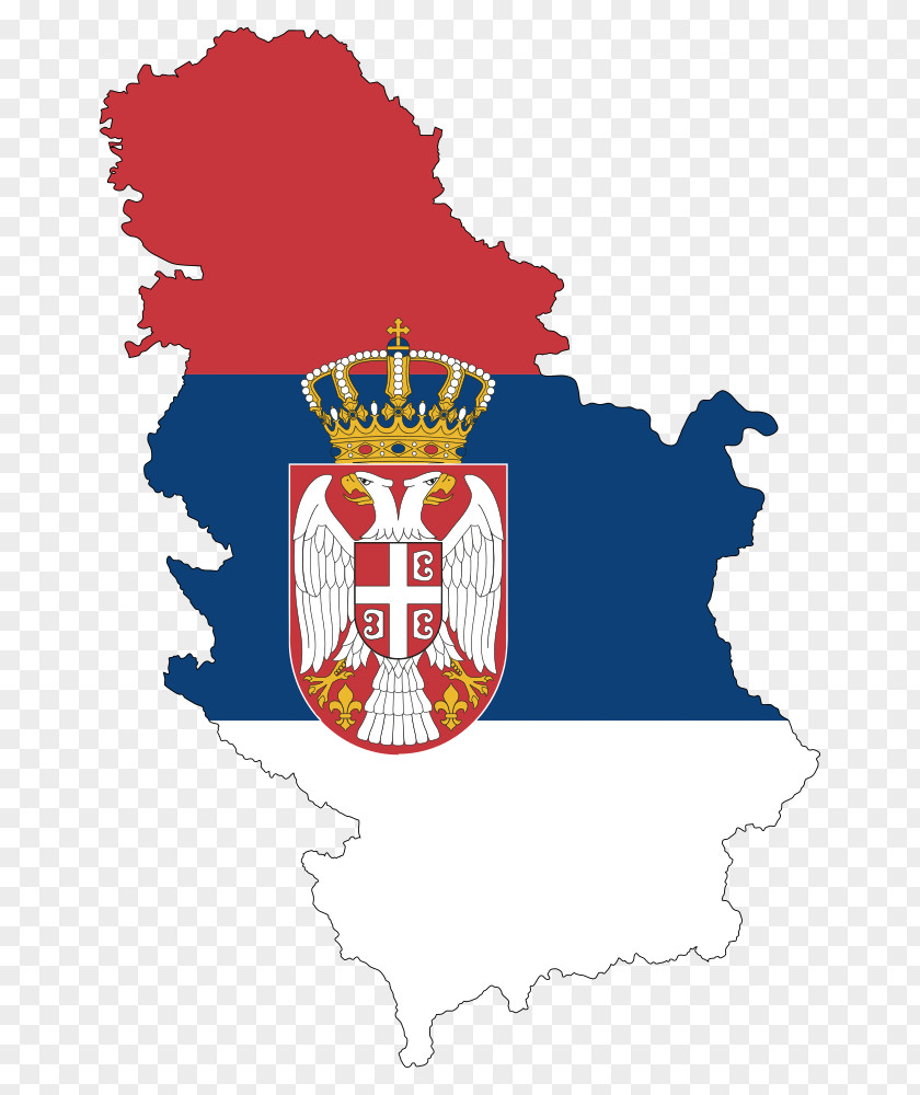 Flag Of Serbia And Montenegro National Stock Photography PNG