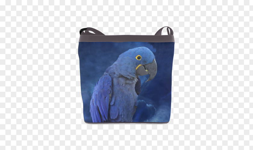 Hyacinth Macaw Tote Bag Cobalt Blue Beak PNG