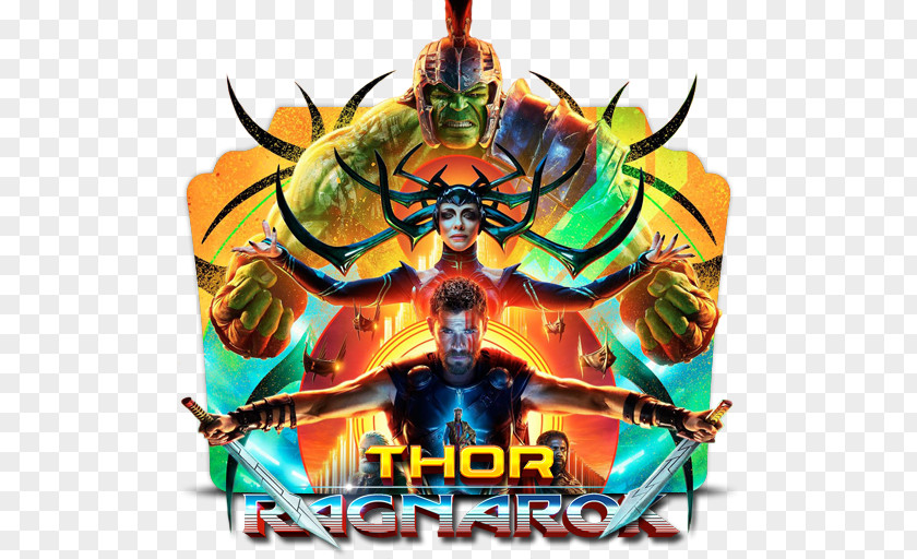 Movie Icons Hulk Loki Valkyrie Korg Marvel Cinematic Universe PNG