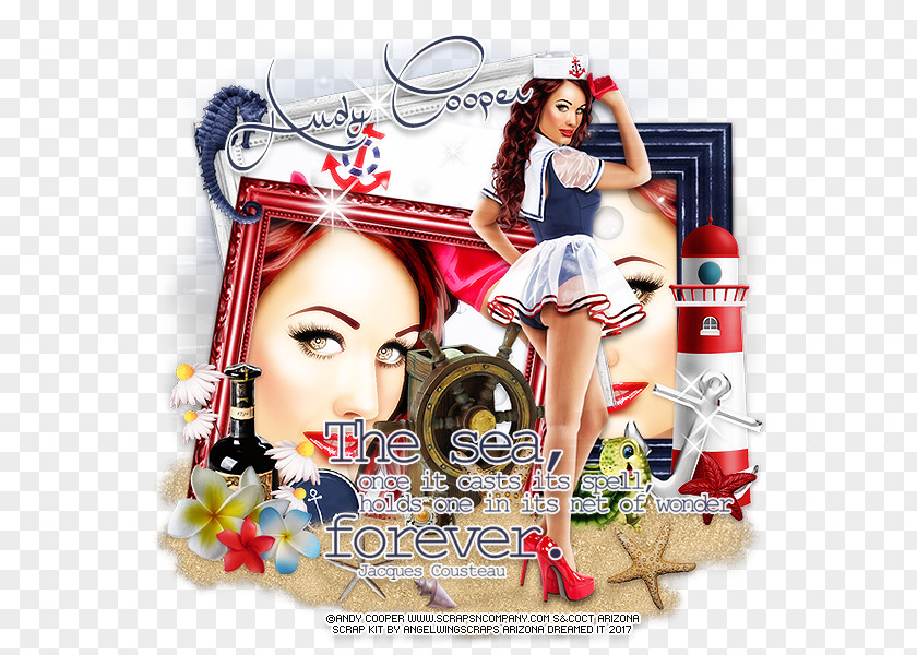 Sailor Went To Sea Poster Photomontage PNG
