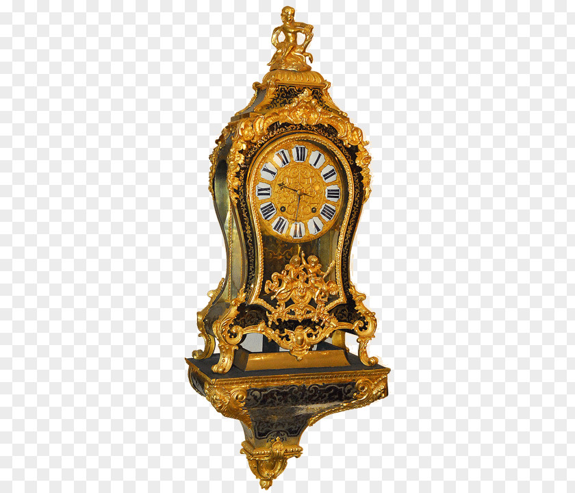 Bracket Clock Antique Cuckoo Furniture Mantel PNG