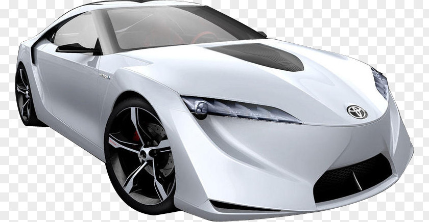 Car Emission Toyota Supra Sports FT-HS Auto Show PNG