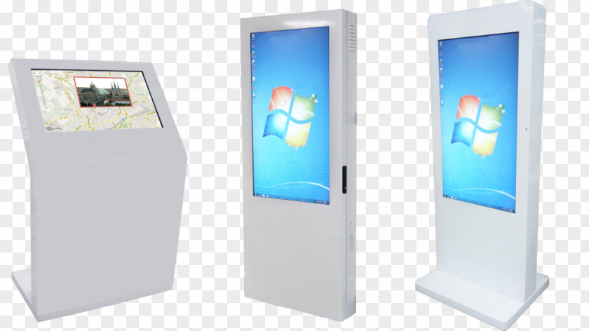 Display Interactive Kiosks Advertising Touchscreen Digital Signs PNG