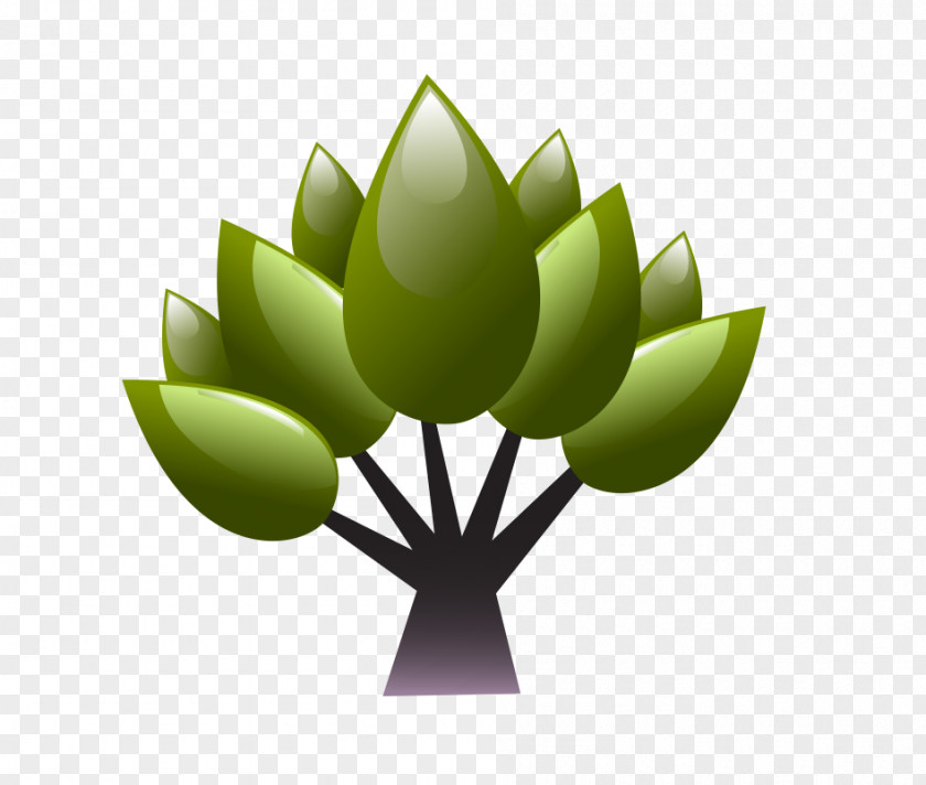 Green Trees Tree Icon PNG