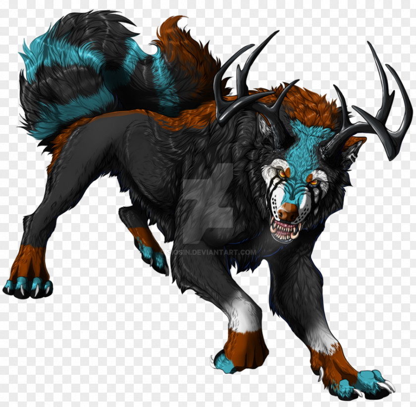 Hell Demon Wolf Werewolf Legendary Creature DeviantArt PNG