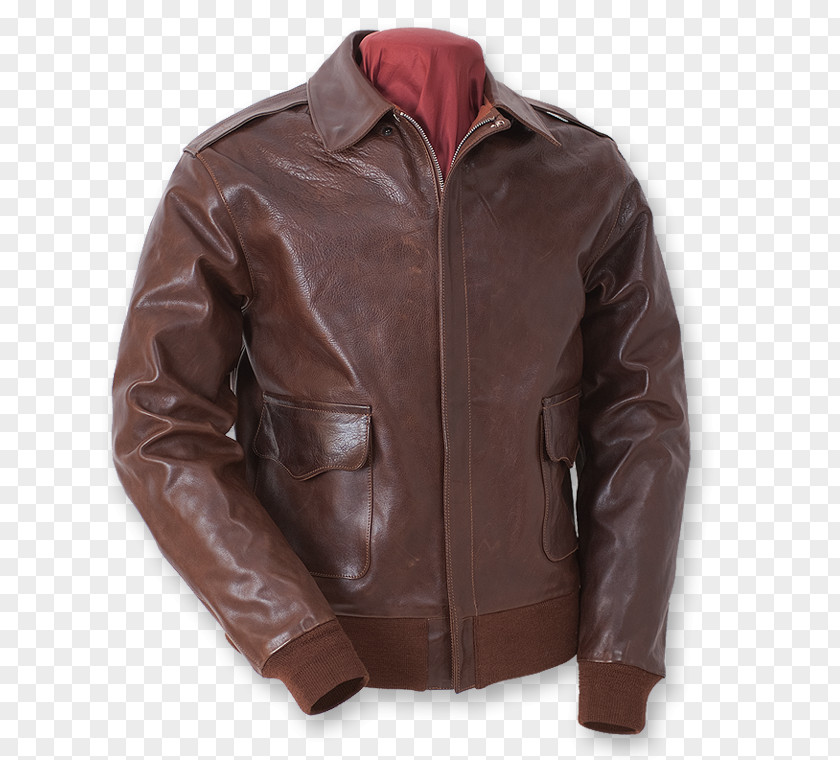 Jacket A-2 Flight Leather PNG