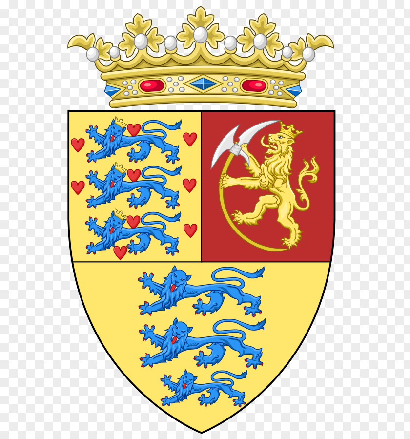 Shield Coat Of Arms Denmark PNG