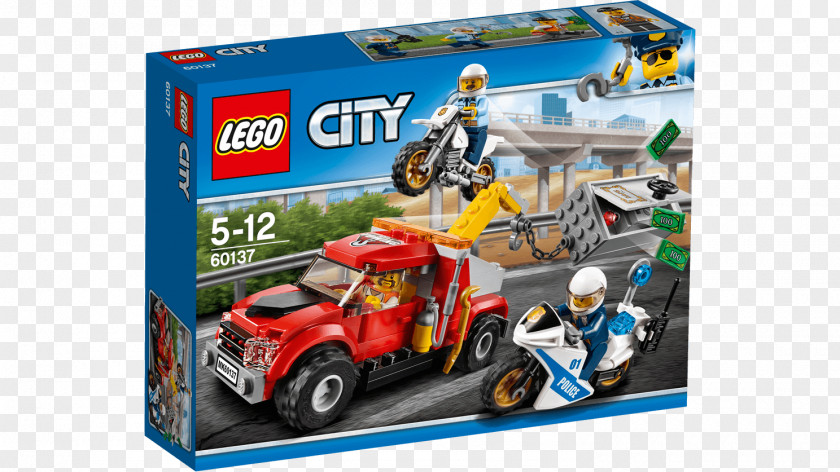 Toy Lego City LEGO 60137 Tow Truck Trouble PNG