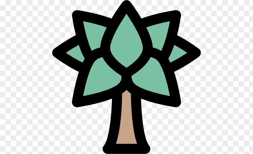 Cartoon Tree Icon PNG