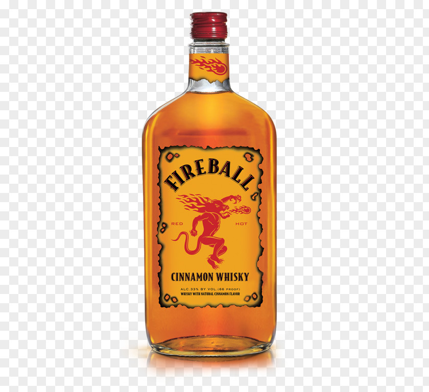 Fireball Cinnamon Whisky Tennessee Whiskey Distilled Beverage Canadian PNG