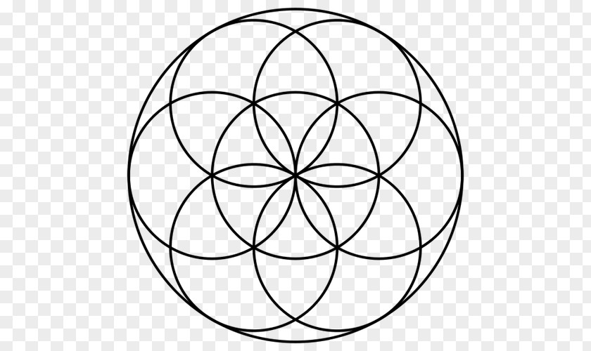 ISLAMIC PATTERN Seed Of Life Acupuncture Geometry Overlapping Circles Grid Vesica Piscis PNG