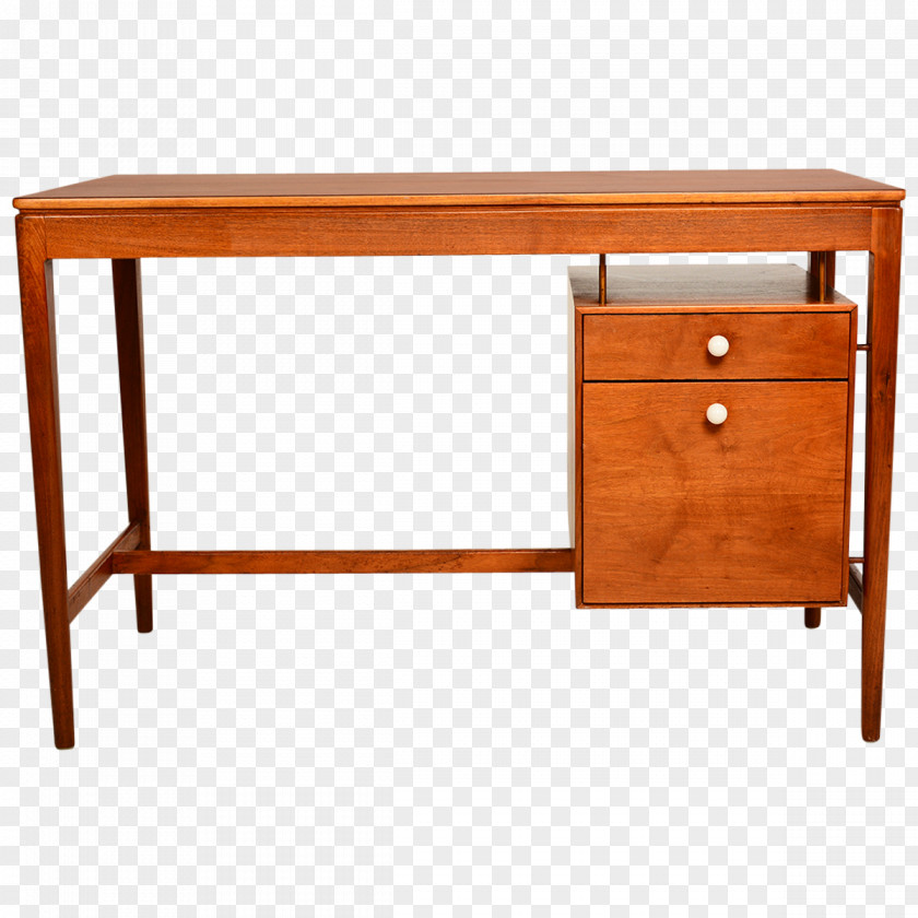 Office Desk Furniture Writing Table Mid-century Modern PNG