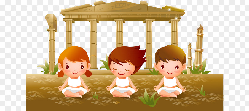 Yoga For Kids Child Cartoon PNG