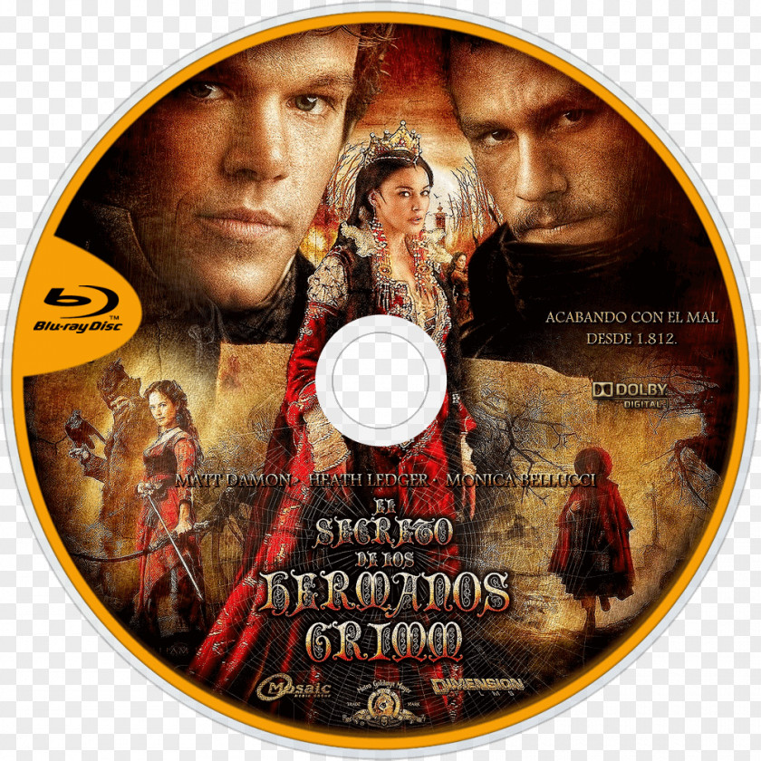 Brothers Grimm Wilhelm Samsung DVD Album Cover PNG