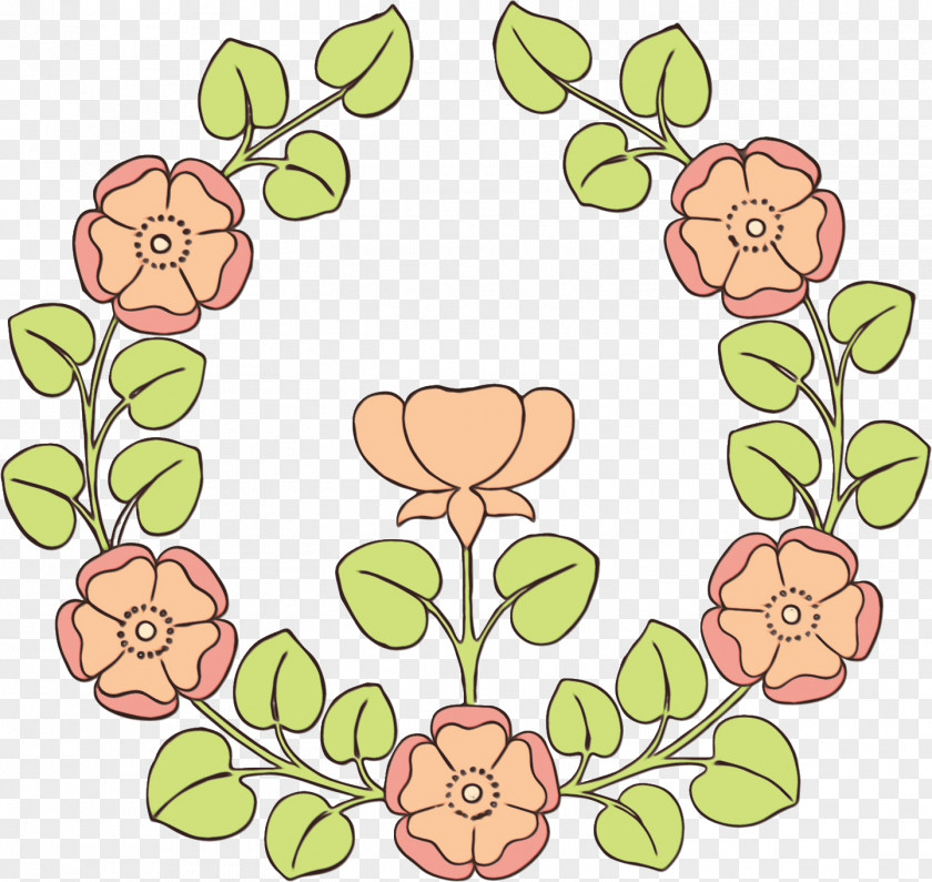 Flower Plant Green Leaf Background PNG