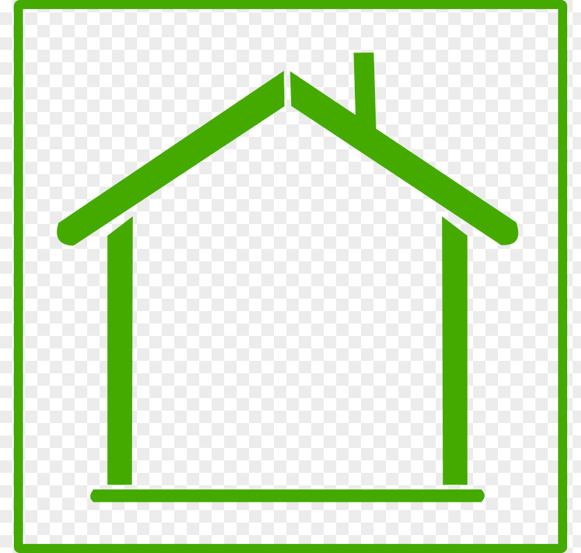 Outline Of House Green Home Favicon Icon PNG