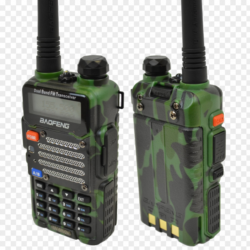 Two Way Radio Baofeng UV-5R V2+ UV-5R+ Two-way Electric Battery PNG