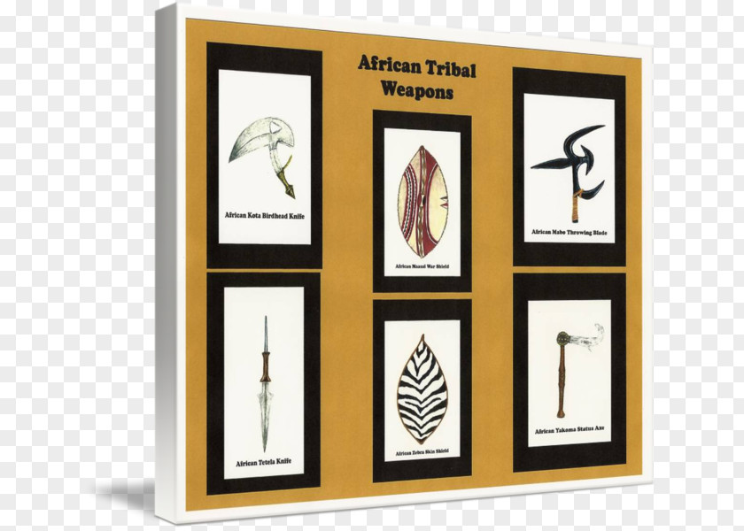African Tribes Furniture Picture Frames Brand Font PNG